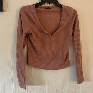 Pink Long sleeve Tee